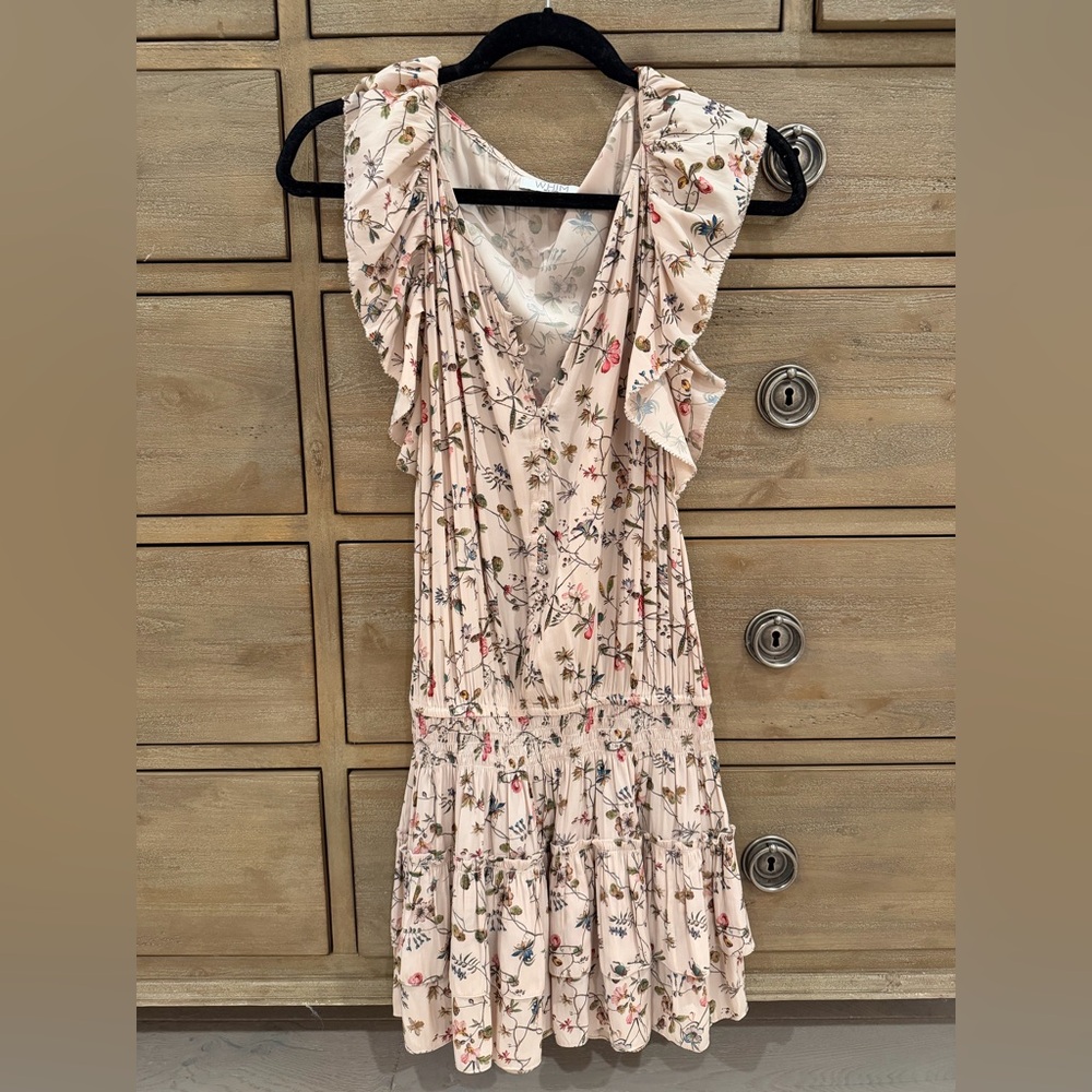 Chic Floral Ruffle Mini Dress